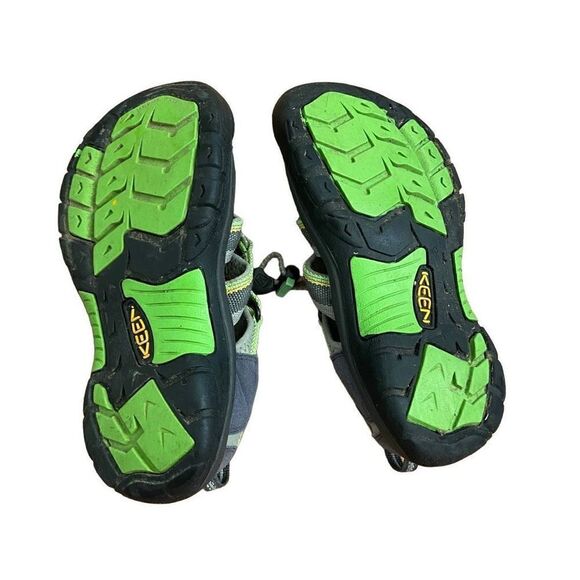 Keen Boys Newport H2 1014266 Racer Grey Green Waterproof Sport Sandals Size 2 - Picture 2 of 6